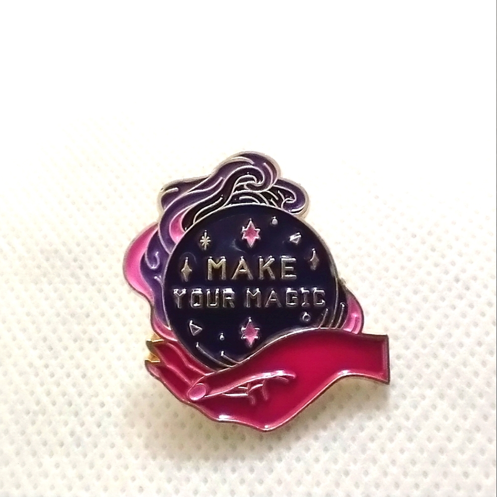 🧁 3/$30 Make Your Magic Crystal Ball Fortune Teller Enamel Pin NEW